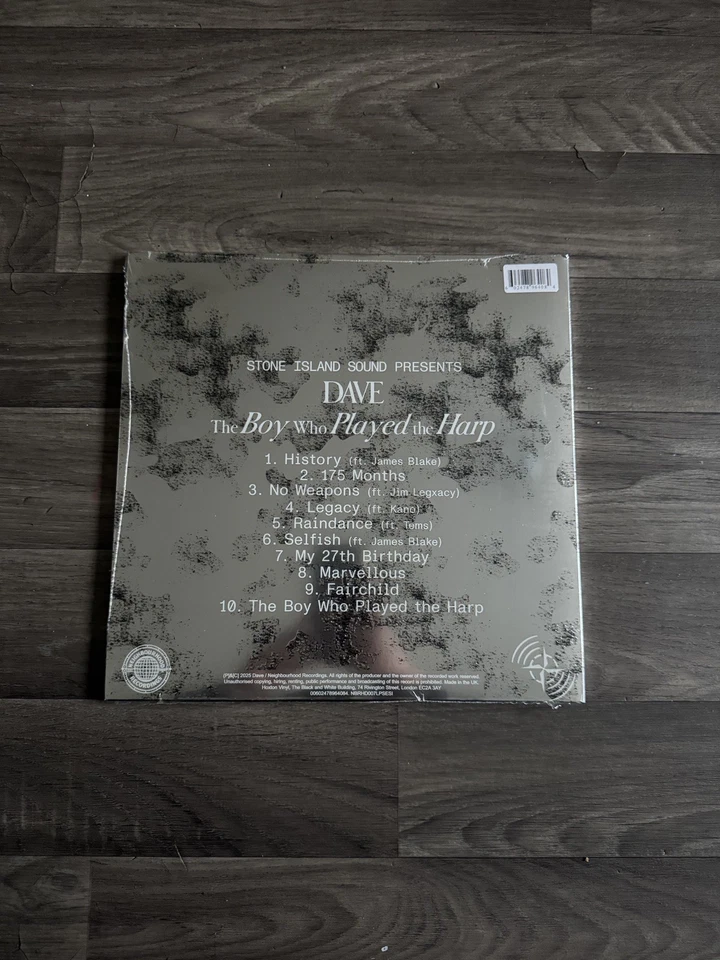 Dave - The Boy Who Played the Harp - Stone Island - Special Collector’s Edition - Image 2 of 2