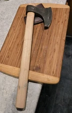 handmade steel bearded axe 