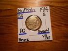 1914S Buffalo Nickel VF/XF BEAUTY!!!! PQ!!!! NICE!!!!!!