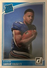 2018 Donruss #306 Saquon Barkley ROOKIE Card. rookie card picture