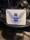VINTAGE PORCELAIN 1908 FEDERATION OF AMERICAN MOTORCYCLES SIGN HARLEY INDIAN