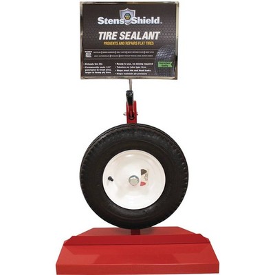 Tire Sealant Counter Demo Interactive Retail Display Equipment Selling Point