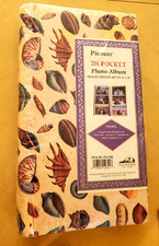 New Vintage Pioneer Seashell Photo Album 204 Pocket 4  X 6   Sealed
