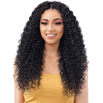 ORGANIQUE MASTERMIX SYNTHETIC WEAVE - WATER CURL 18''