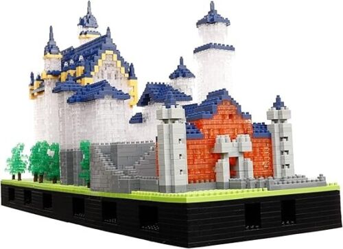 NB-009A Nanoblock Neuschwanstein Castle Deluxe Edition Clear ver. Kawada New - Picture 6 of 9