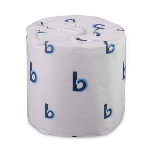 96 rouleaux de papier toilette mouchoir pour bain VALEUR EN VRAC - 500 feuilles, 2 plis, feuille blanche