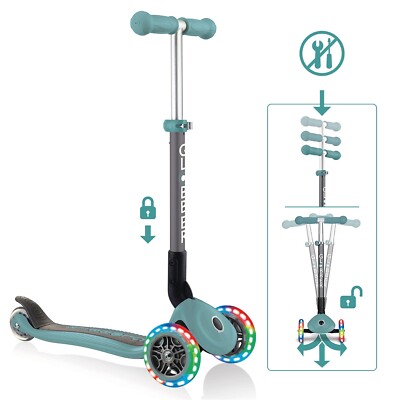 Authentic Sports 432-306-MYT GLOBBER PRIMO FOLDABLE LIGHTS mint, mit Leuchtrolle