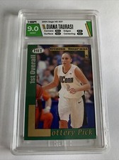 2004 Rookie DIANA TAURASI Graded 9 MINT HGA Sage Hit #37 UCONN Phoenix Mercury 