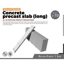 Yao's Studio LYT72033B 1/72 Concrete precast slab train model scenario (long)