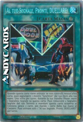 AL TUO SEGNALE, PRONTI, DUELLARE!   Rara Collector   MAZE IT016   1Ed   Yugioh!