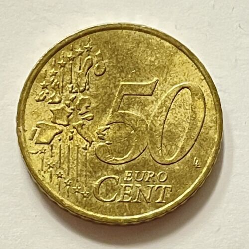 2002 German 50 Cent Euro Coin Rare Building Yellow Size 1 Round EBay 2002-german-50-cent-euro-coin-rare-building-yellow-size-1-round-ebay