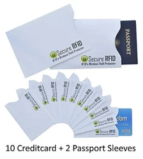 High Quality RFID Blocking Credit Debit Card Passport Identity Protection