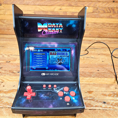 My Arcade Data East Classics Mini Player 10'' Inch Mini Arcade Machine Cabinet