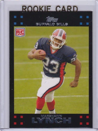 MARSHAWN LYNCH ROOKIE CARD 2007 Topps Bills Seahawks Football NFL RC Beast Mode!