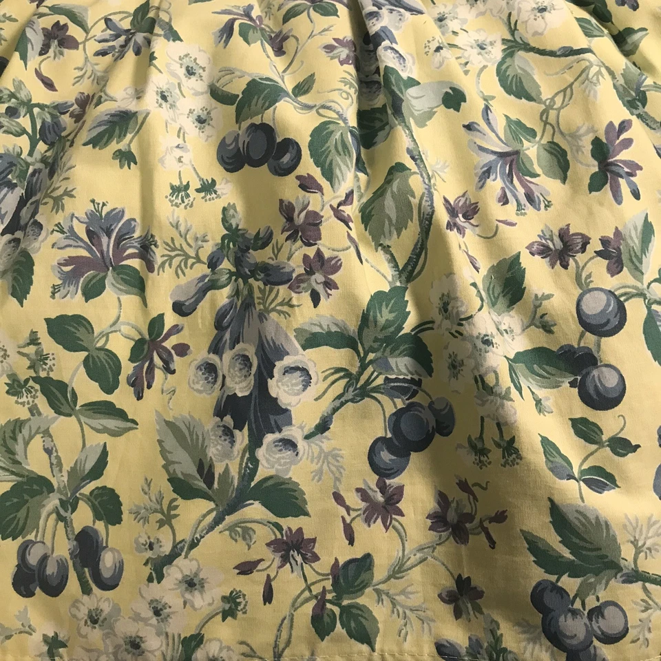 VTG Sheridan Australia Full Bedskirt Ruffle French Country Floral 15" Drop EUC - Image 2 of 4