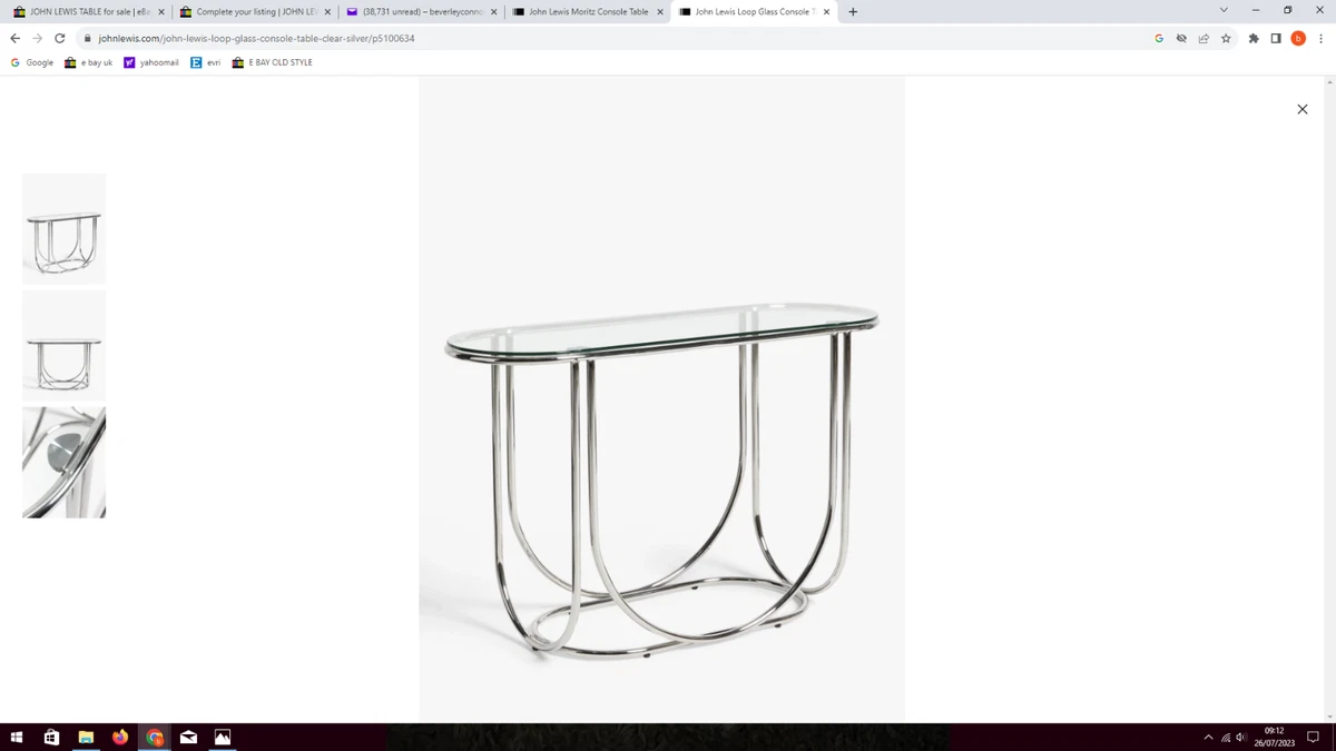 John lewis shop console table ebay
