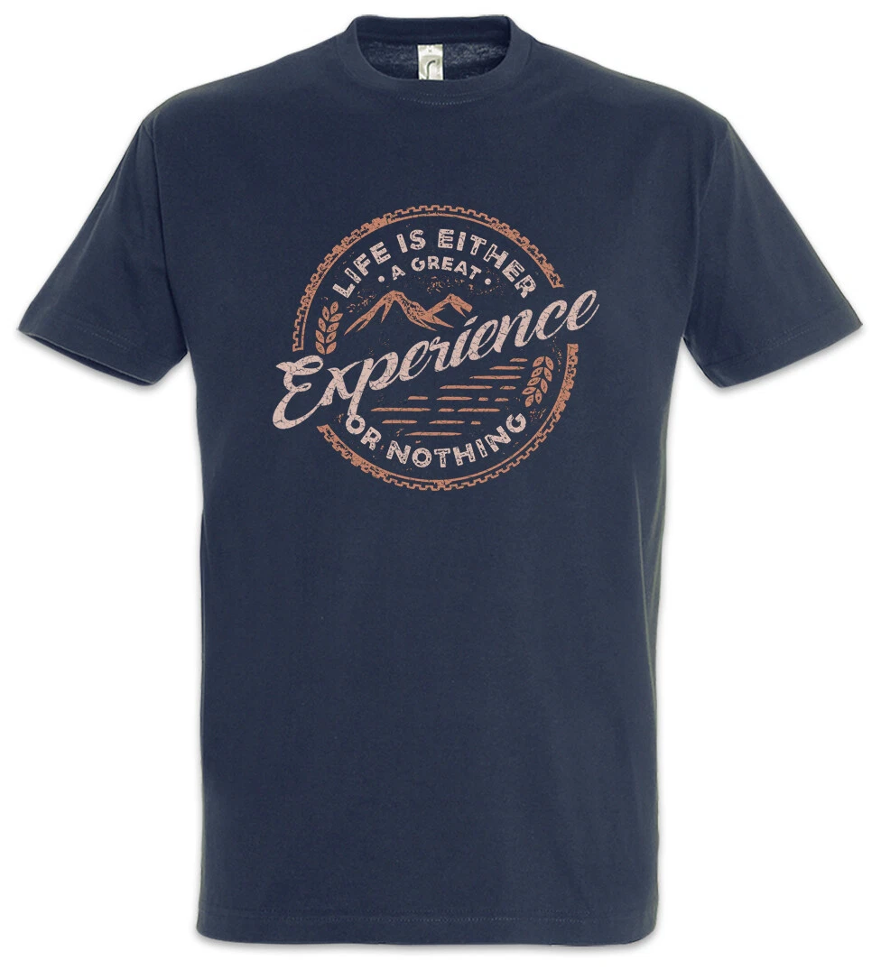Life Is Either A Great Experience Or Nothing T-Shirt Camping Boy Scout Wildlife