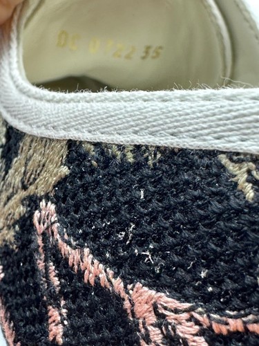 Tenis Zapatos DIOR WALK'N Jardín Botánico Algodón Plano con Cordones Top Bajo $990 - Imagen 15 de 17