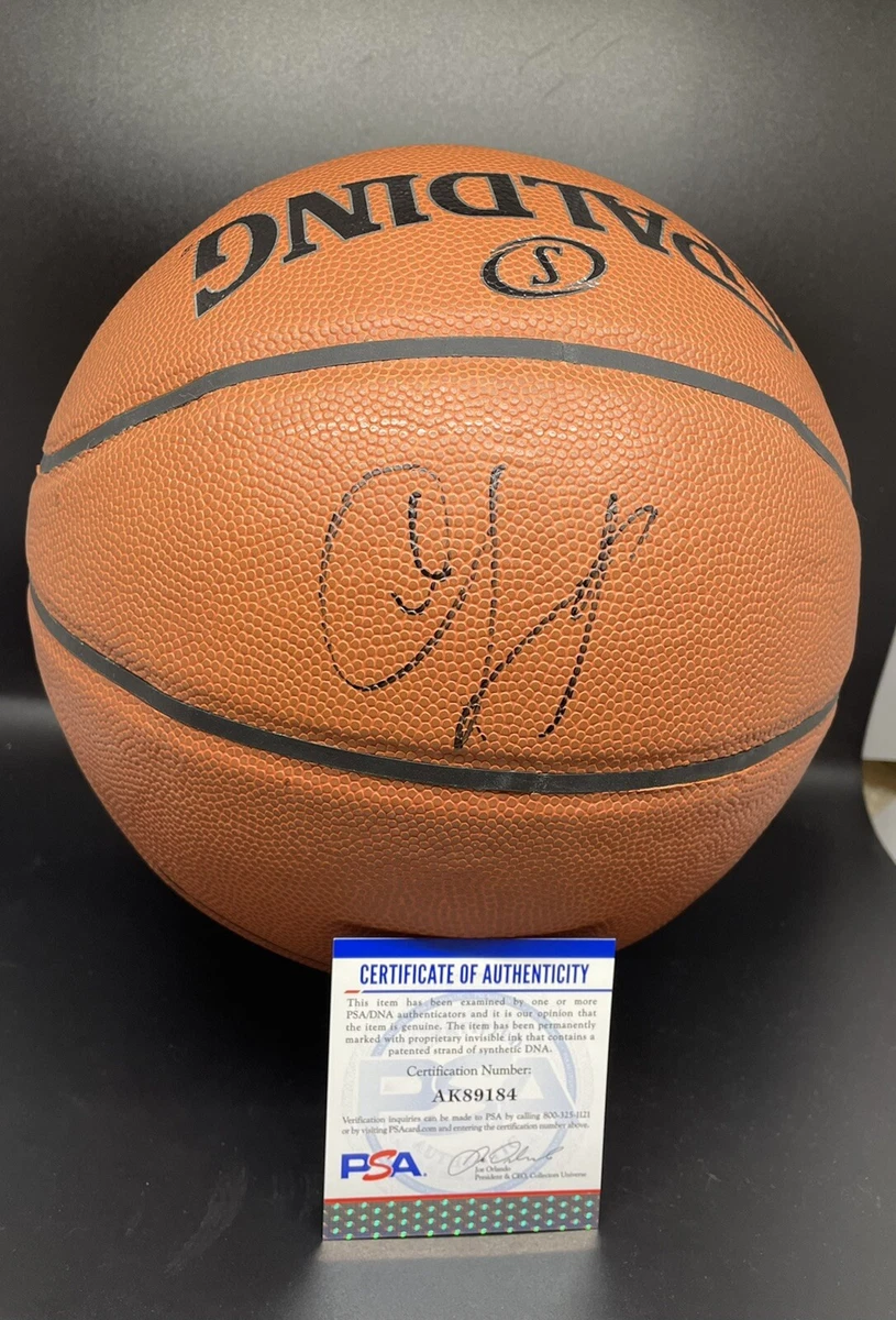 chris paul signed autographed basketball psa cert coa SUNS hof eBay