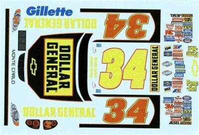 DAP Designs #34 Dollar General 2005-T Bodine/R Lajoie  Nascar decal
