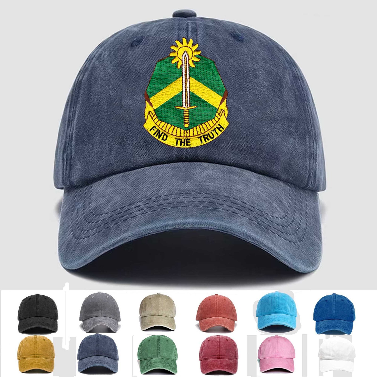 Custom Embroidered Hat 8th Military Police Group, Veteran Cap, Trucker Hat, Gift