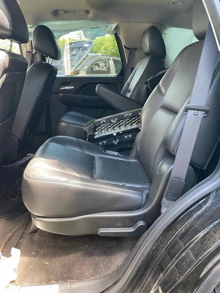 Chevy Tahoe 2007-2014 segunda fila cuero negro hombre plegable calefacción silla capitán asientos Foto 2 de 4