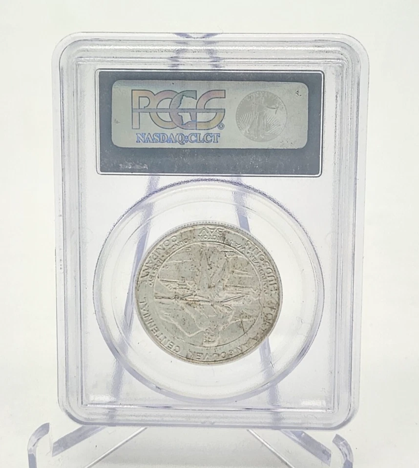 1925 Vancouver Commemorative Silver Half Dollar * PCGS Graded MS65 with CAC - Image 2 of 4