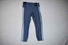 Under Armour Women's HeatGear Ankle Leggings Blue 1370736 470 NWT