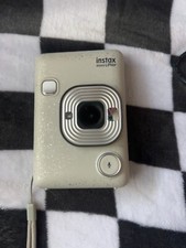 Fujifilm INSTAX Mini LiPlay 2-in-1 Hybrid Instant Camera Misty White 