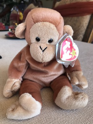 Bongo Beanie Baby Rare Monkey