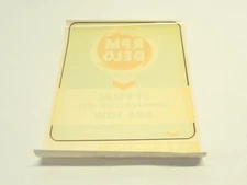 VINTAGE STANDARD OIL "RPM DELO SPECIAL LUBRICATIING OIL SAE 10W" DECAL NOS 