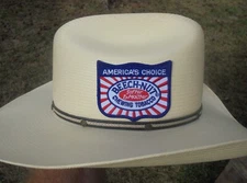 BEECH-NUT CHEWING TOBACCO ADHESIVE BACK CLOTH HAT PATCH 3.25 BY 2.5"