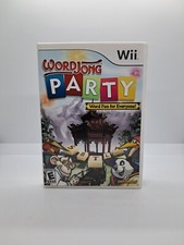 WordJong Party (Nintendo Wii, 2008) Word Jong Mario Tested Cib With Manual