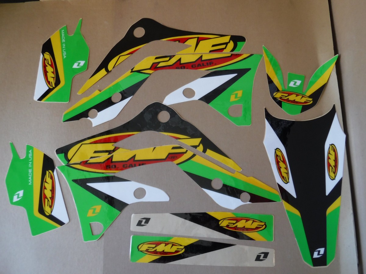 ONE INDUSTRIES TEAM FMF KAWASAKI GRAPHICS KX450F KXF450 2012 2013