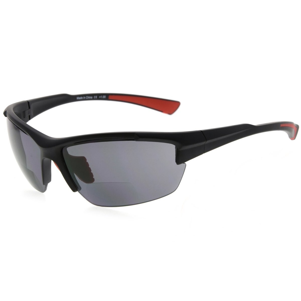 Half Rim Rectangle Bifocal Reading Sunglasses TR90 - image 8