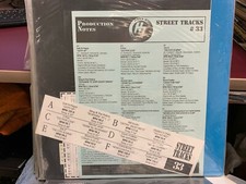 STREET TRACKS 33 LP STING & THE POLICE 2 PAC WYCLEF JEAN BUSTA RHYMES ICE CUBE