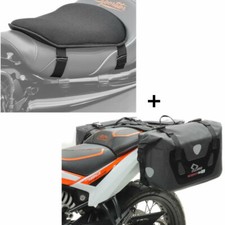 Set of saddlebags + gel seat cushion S1