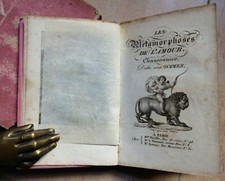 Les Métamorphoses De L'amour Chansonnier dédié aux dames XIXe ILLUSTRE EMBOITAGE