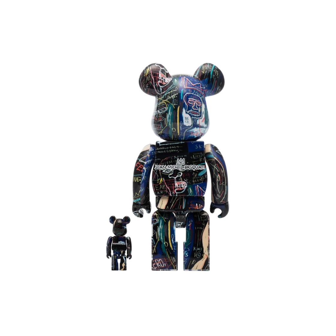 BE＠RBRICK JEAN-MICHEL BASQUIAT #7 Be@rbrick Bearbrick Jean-Michel Basquiat #7 100% 400% Set SEALED