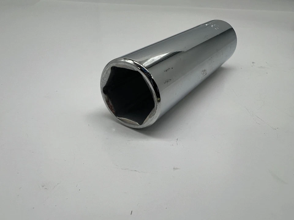 PROTO OEM 5322H 11/16" x 6 point Deep 1/2 inch Drive Socket Steel, Chrome - Image 4 of 4