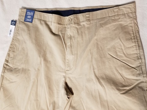 $59 NEW NWT R&Y MEN'S KHAKI DRESS PANTS BIG & TALL SIZE 44 48 50 29 30 32 - Picture 4 of 16