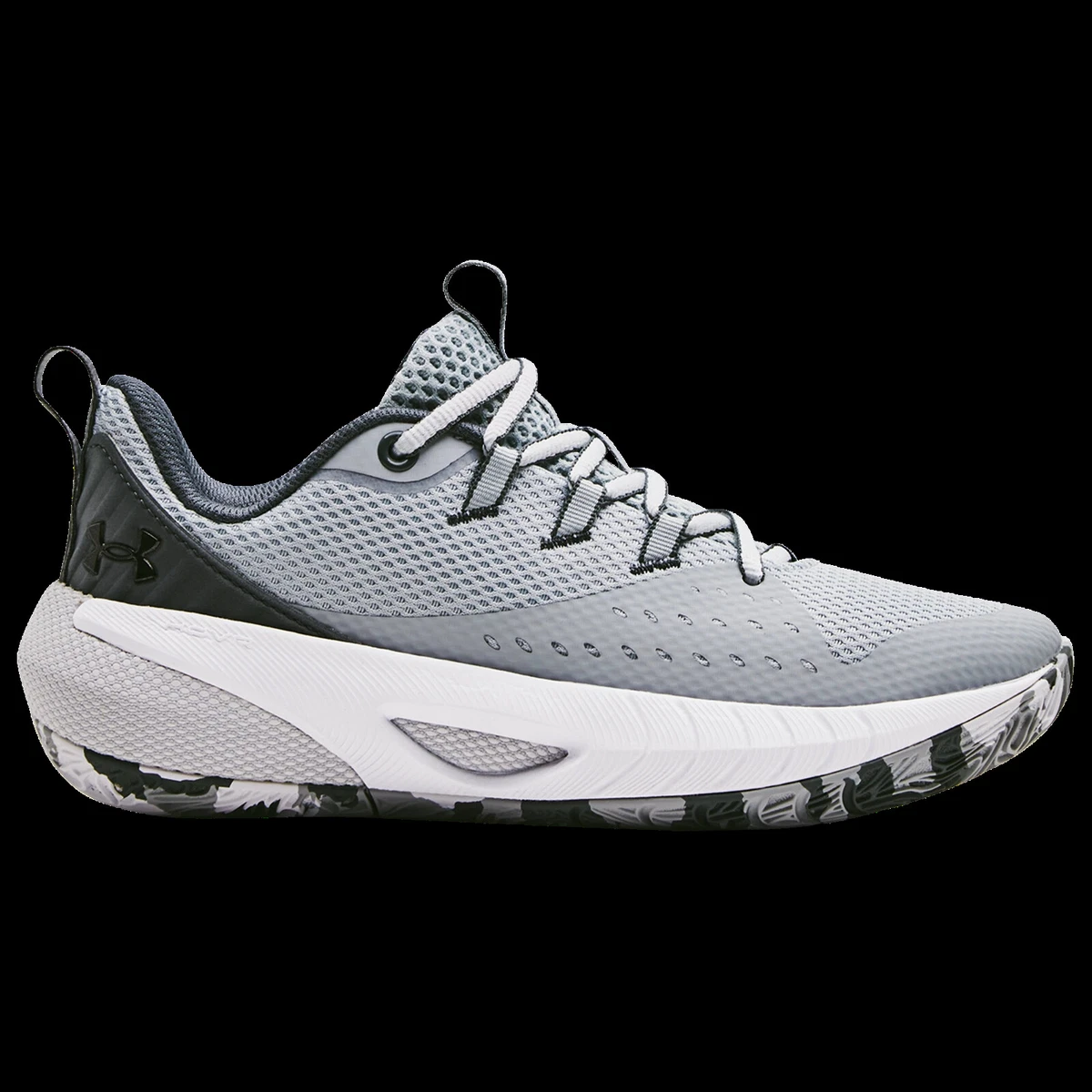  Under Armour Women's HOVR Ascent Basketball Shoe (Grey/White,  us_Footwear_Size_System, Adult, Women, Numeric, Medium, Numeric_8_Point_5)