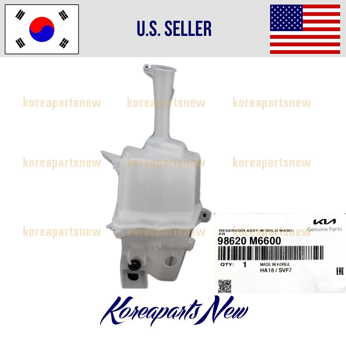 Windshield Washer Reservoir Tank 98620M6600 ⭐GENUINE⭐ Kia Forte