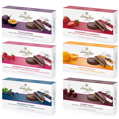 Anthon Berg Marzipan Chocolate 6 Different Packs Made in Denmark