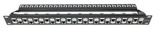 Premium 1U 24 Port Cat6A Mini Patch Panel Pro RJ45 110 Network No Rust Durable R