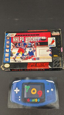 NHLPA Hockey 93 (Super Nintendo Entertainment System, 1992) SNES 