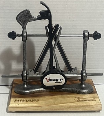 Warthog V-Sharp Classic II Knife Sharpener Wood Base Adjustable
