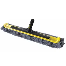 Jed Pool Tools 70-279 Pool Brush, Al, Black/Yellow/Enameled, 20"L