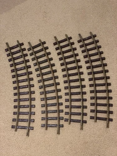 Lehmann LGB curved G scale track 1500 West Germany R=775mm lot of 4 issues