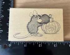 House-Mouse Stampa Rosa - Wood Rubber Stamps - 1999 - 363F - Sweet Scent Amanda